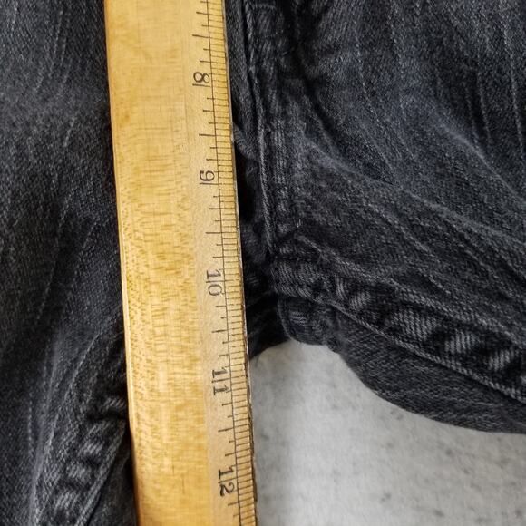 Levis 559 Jeans Mens 33x29 Black Straight Leg Comfort Fit Stretch Denim Pants - Picture 10 of 16